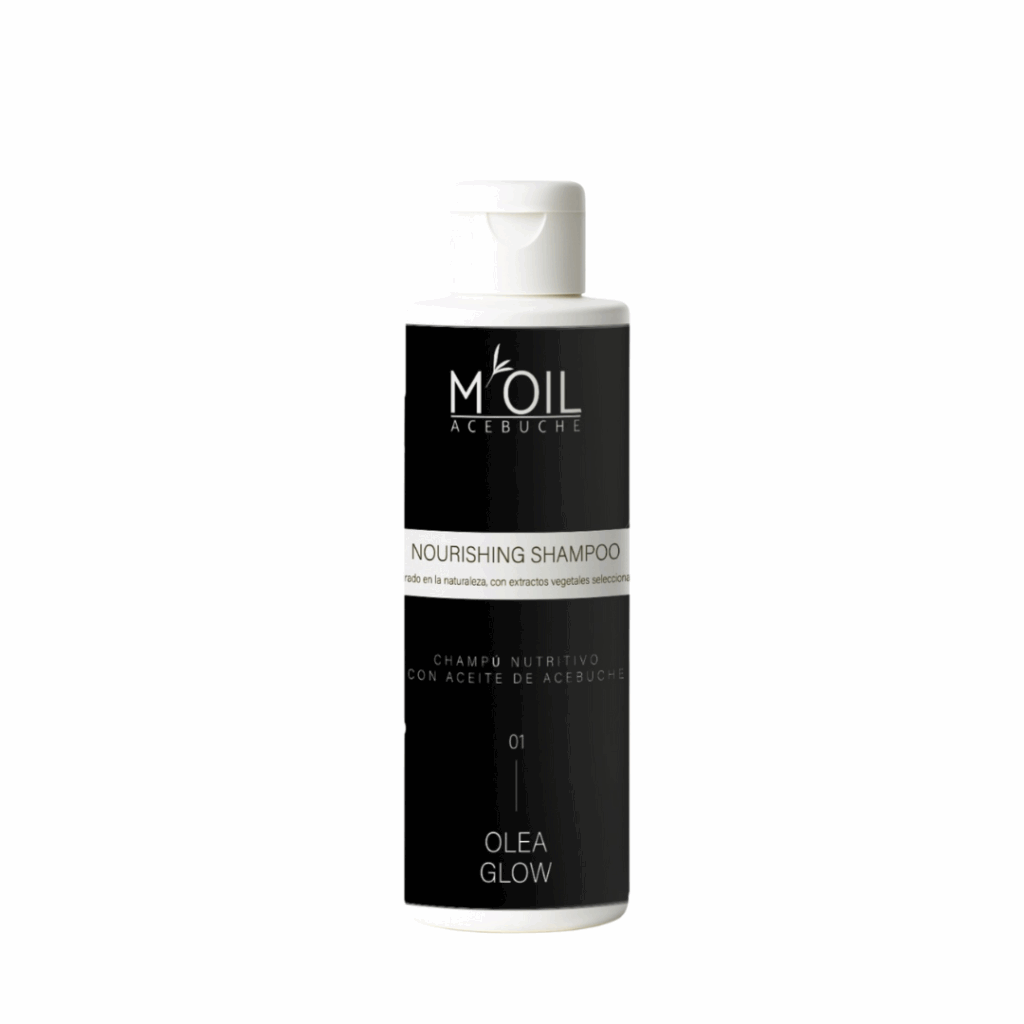 Champú Nutritivo OLEA GLOW con aceite de acebuche y extractos de origen natural 300ml
